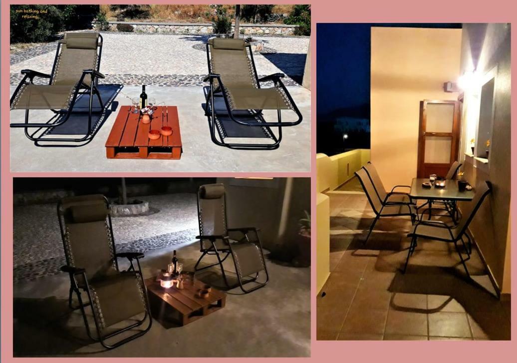 Sunshine House For 9, Cozy Set Up,Verandas, Sea View. Karterados  Esterno foto